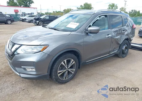 2017 Nissan Rogue Sl z USA, uszkodzony, nr VIN 5N1AT2MV6HC747783